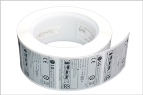 白色PET電池不干膠標簽 白色PET電池不干膠標簽